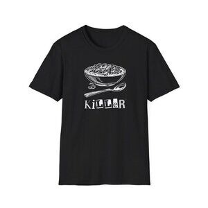 Cereal Killer Funny Graphic Horror Fan Retro Unisex T-Shirt